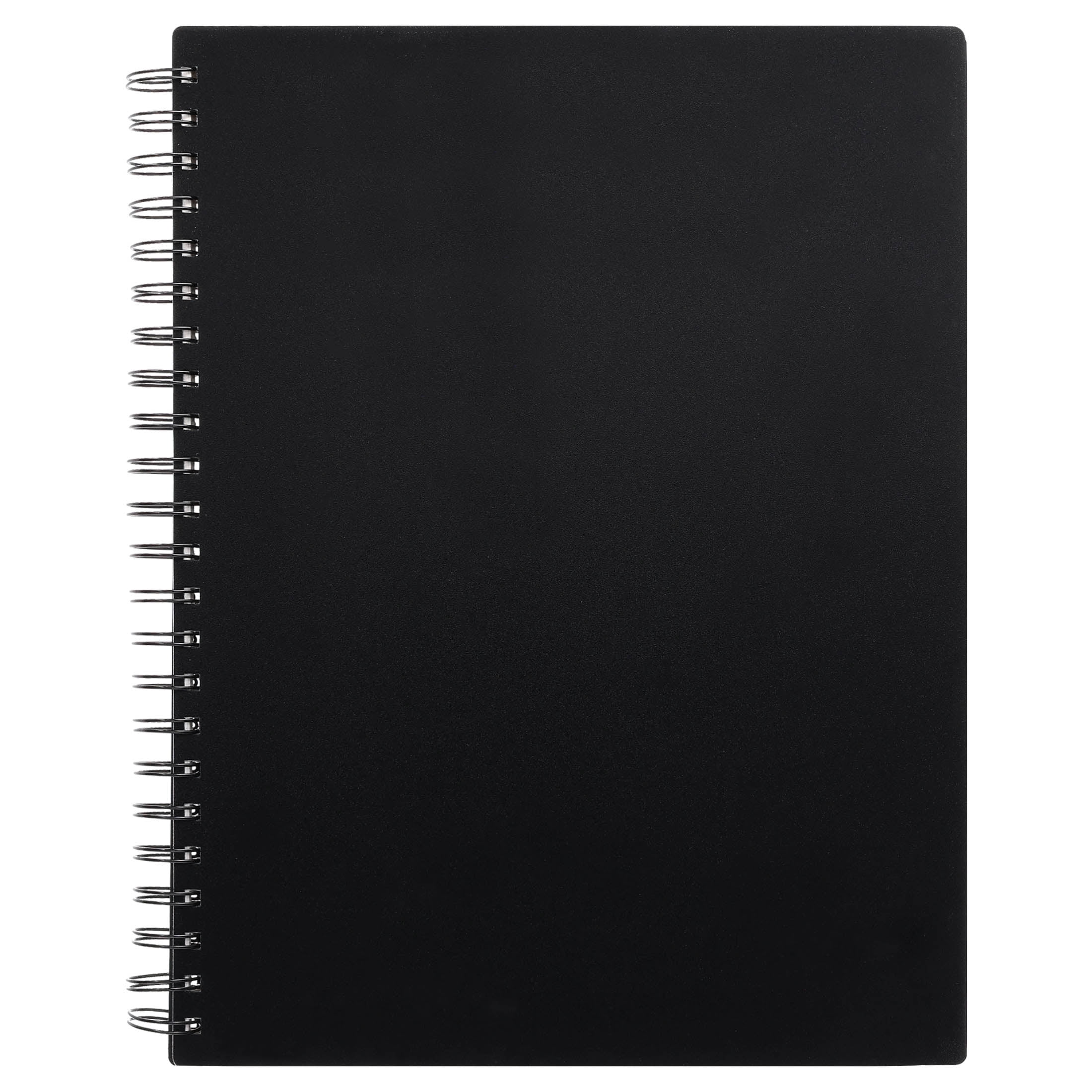 Pen+Gear Spiral Sketch Book, 9” x 12”, Black, Perforated, 75 Sheets