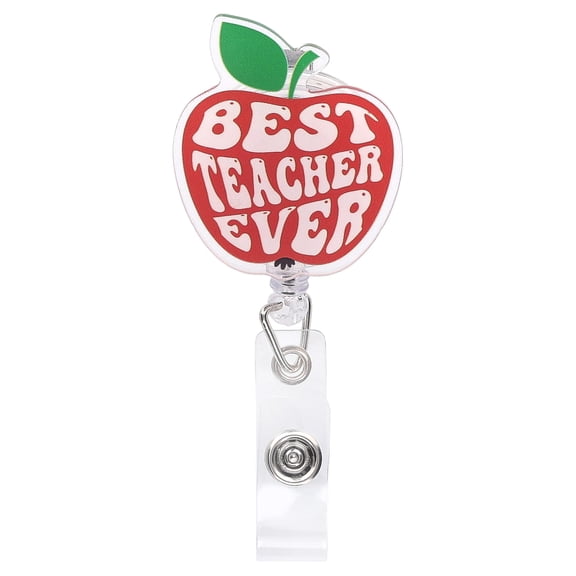 Pen+Gear Durable Retractable Badge Reel with Swivel Clip