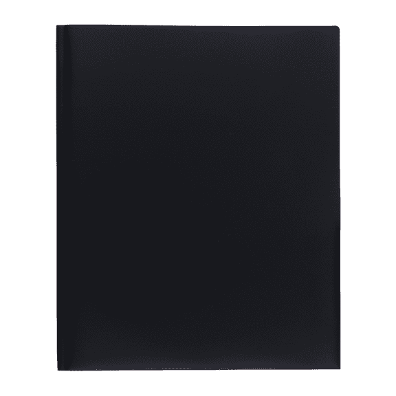 Pen+Gear, 3-Prong Poly Folder, Black