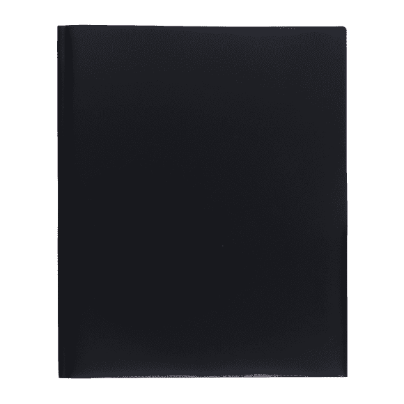 Pen+Gear, 3-Prong Poly Folder, Black