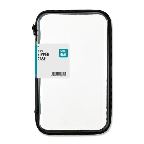 Pen+Gear Zipper Case, Black