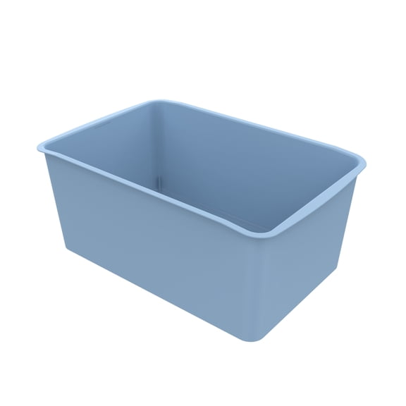Pen+Gear Victory Blue Plastic Cubby Bin, 12.27 x 7.96 x 5.12 Inches