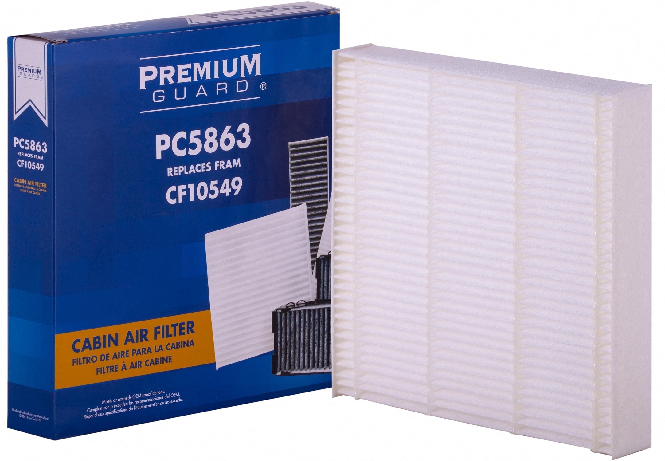 PG PC5863 Cabin Air Filter | Fits 2006-2008 Honda Fit 1.5L; 2013-2016 Scion FR-S 2.0L; 2022-2026 Toyota GR86, Subaru BRZ 2.4L; 2013-2020 BRZ 2.0L