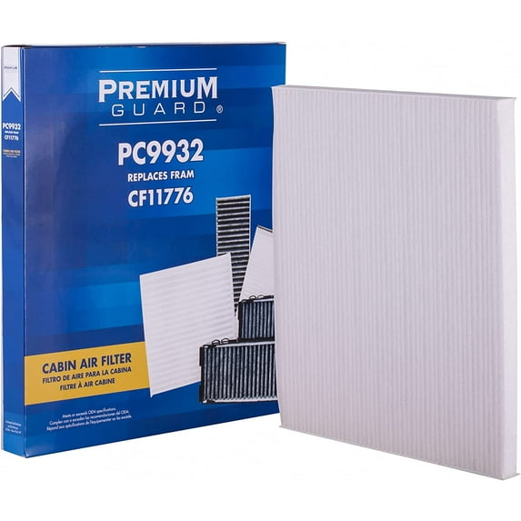 PG Cabin Air Filter PC9932 | Fits 2015-2024 Nissan Murano, 2013-2018 Altima, 2013-2020 Pathfinder, 2014-2020 INFINITI QX60, 2016-2023 Nissan Maxima, 2013 INFINITI JX35