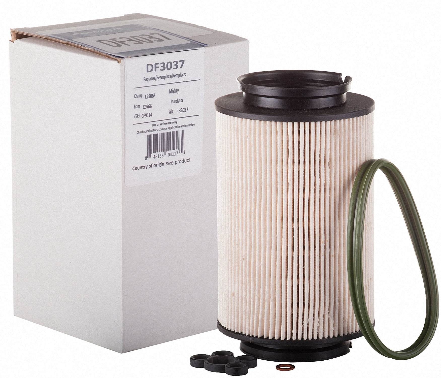 PG Diesel Fuel Filter DF3037 | Fits 2009-2013 Volkswagen Jetta, 2013 Beetle, 2007-2010 Bora, 2013 Clasico