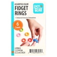 thumbnail image 1 of Pen+Gear Multicolor Adaptive Fidget Rings, 6 Count, 1 of 8