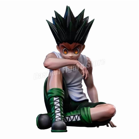 PG Hunter×Hunter GON FREECSS Killua Zoldyck Action Figure Noodle Stopper Anime Killua Figure Statue Car Ornaments PVC Model Toys