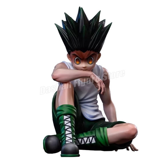 PG Hunter×Hunter GON FREECSS Killua Zoldyck Action Figure Noodle Stopper Anime Killua Figure Statue Car Ornaments PVC Model Toys