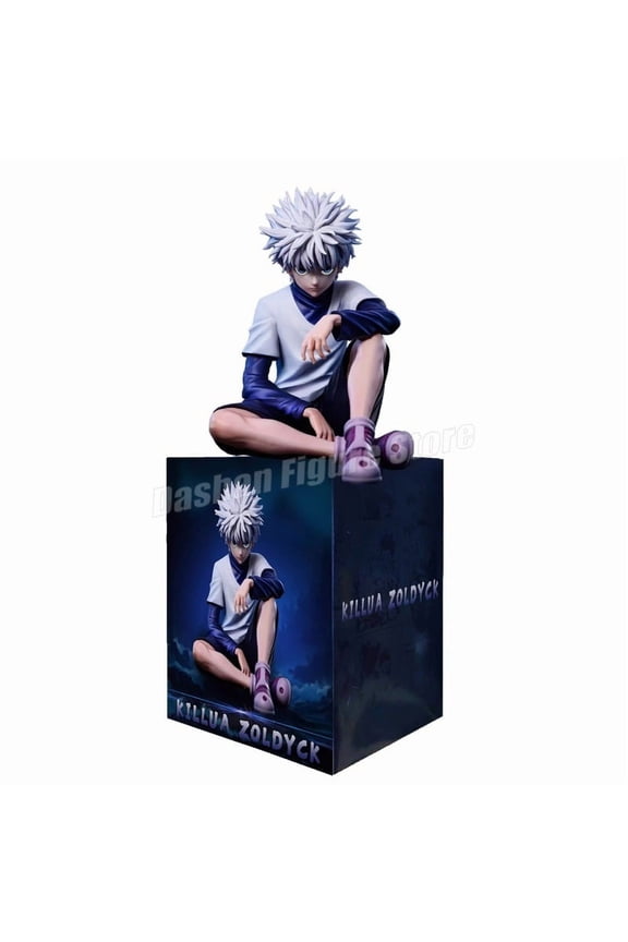 PG Hunter×Hunter GON FREECSS Killua Zoldyck Action Figure Noodle Stopper Anime Killua Figure Statue Car Ornaments PVC Model Toys