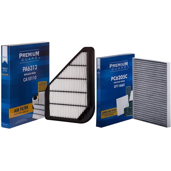 PG Kit - Engine Air and Cabin Filter AC1006 | Fits 2007-16 GMC Acadia, 2009-17 Chevrolet Traverse, Buick Enclave, 2007-2010 Saturn Outlook