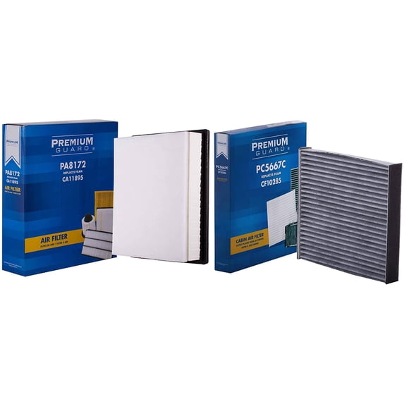 PG Kit Engine Air and Cabin Filter AC81725667 | Fits 2014-19 Toyota Sequoia, Tundra