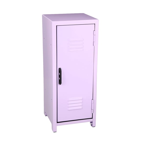Pen+Gear Mini Metal Desktop Locker, Purple