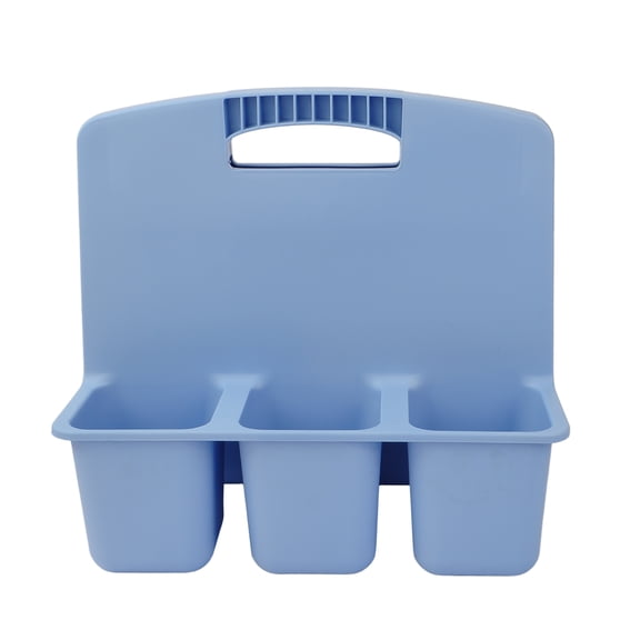 Pen+Gear Blue Plastic Supply Caddy Desk Organizer