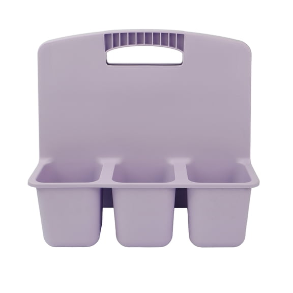 Pen+Gear Plastic Supply Caddy Desk Organizer, Lavender