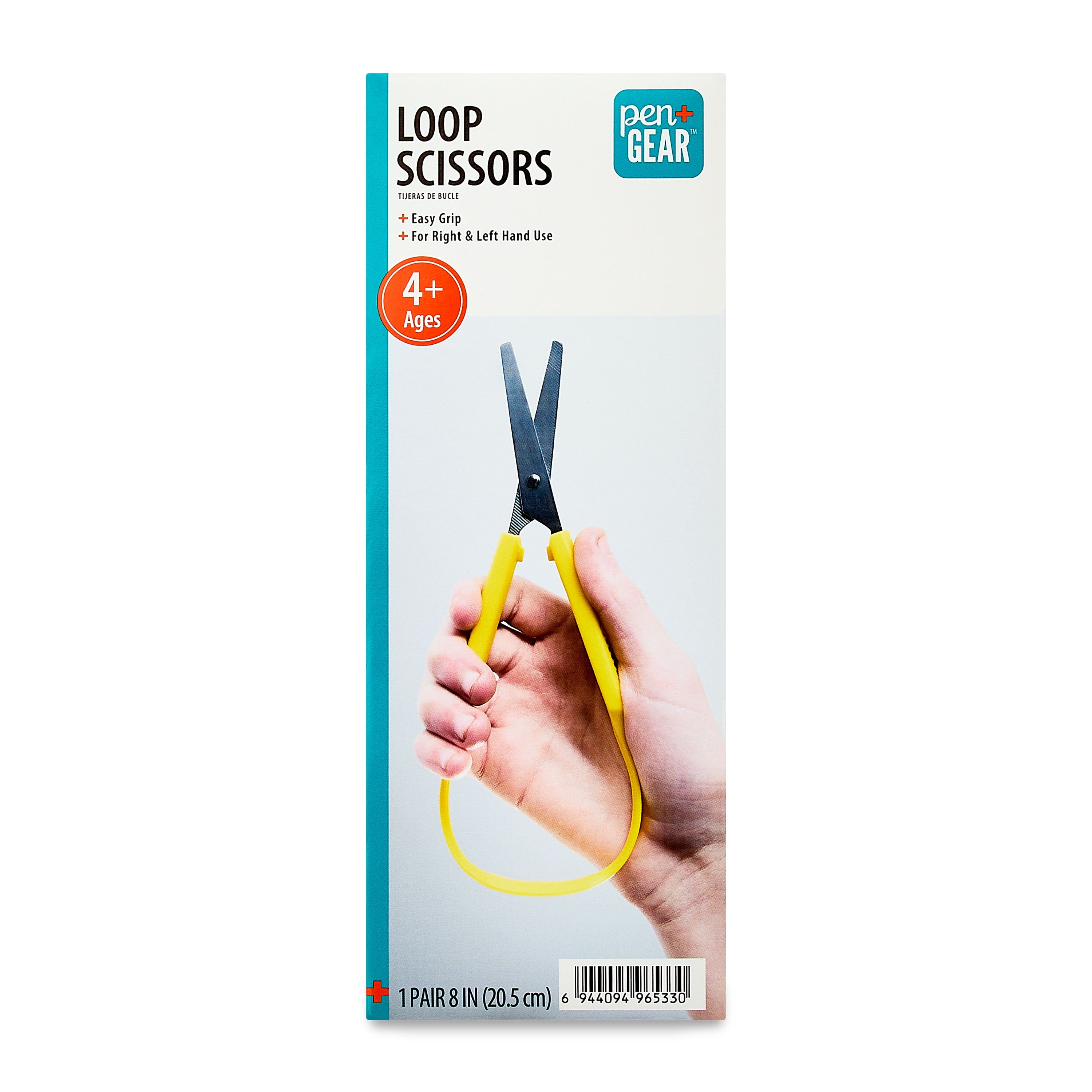 Pen+Gear 8" Loop Scissors, Yellow