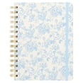 thumbnail image 1 of Pen+Gear Spiral Journal, Light Blue Floral, 6” x 8”, Ruled, 192 Pages, 1 of 8