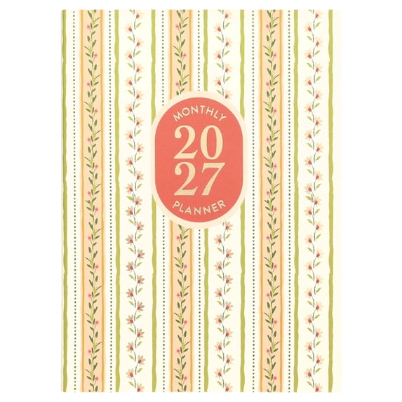 Pen+Gear 15-Month Monthly Planner, October 2026-December 2027, Floral, 5.5 in x 7.5 in