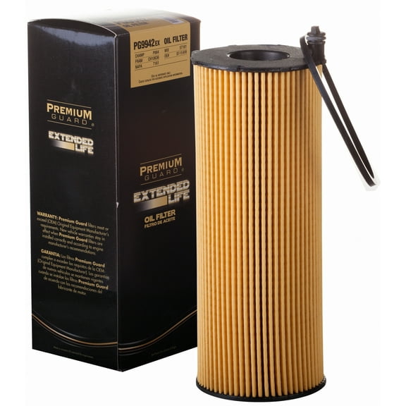 Premium Guard Extended Life Oil Filter up to 10k Miles PG9942EX | Fits 2009-2012 Volkswagen Touareg, 2008-2012 Audi Q7, 2010-2012 Q5, 2016-2019 Porsche Cayenne