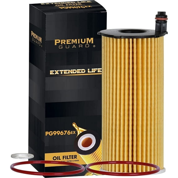 Premium Guard Extended Life Oil Filter up to 10k Miles PG99676EX | Fits 2022-2025 Kia Carnival, 2021-2025 Genesis GV80, 2022-2025 GV70, 2021-2025 G80, 2023-2025 G90, 2025 GV80 Coupe