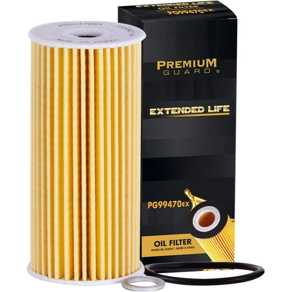 Premium Guard Extended Life Oil Filter up to 10k Miles PG99470EX | Fits 2019-2025 Genesis G70, 2018-2023 Kia Stinger, 2018-2020 Genesis G80, 2017-2022 G90, 2019-2020 Kia K900