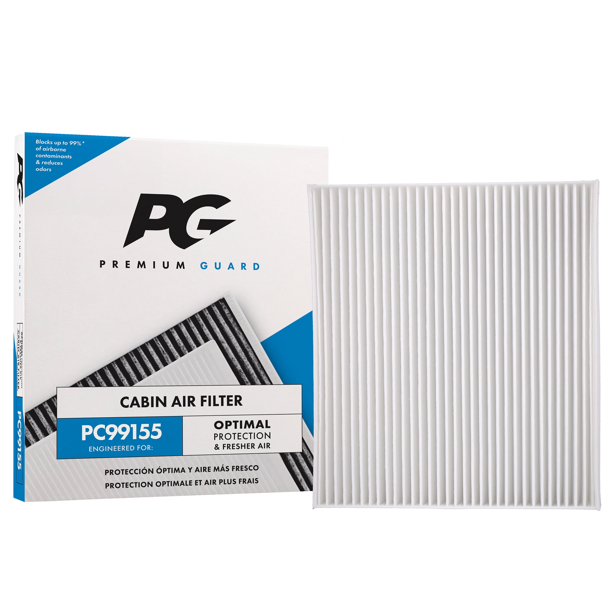 PG PC99155 Cabin Air Filter | Fits 2017-2022 Kia Sportage 2.0L, 2.4L; 2016-2021 Hyundai Tucson 2.0L; 2020-2026 Venue, Seltos 1.6L; 2018-2021 Tucson 2.4L