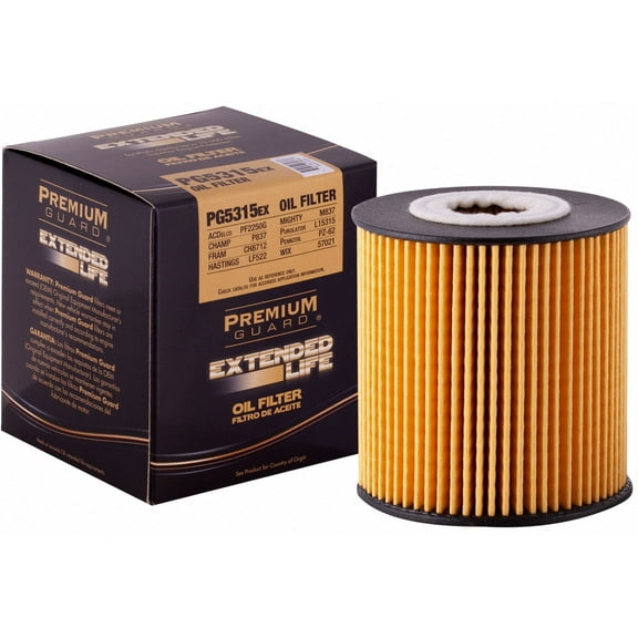Premium Guard Extended Life Oil Filter up to 10k Miles PG5315EX | Fits 2003-2009 Volvo S60, 2003-2007 XC70, 2003-2014 XC90, 2003-2007 V70, 2004-2006 S80, 2015-2016 V40 Cross Country