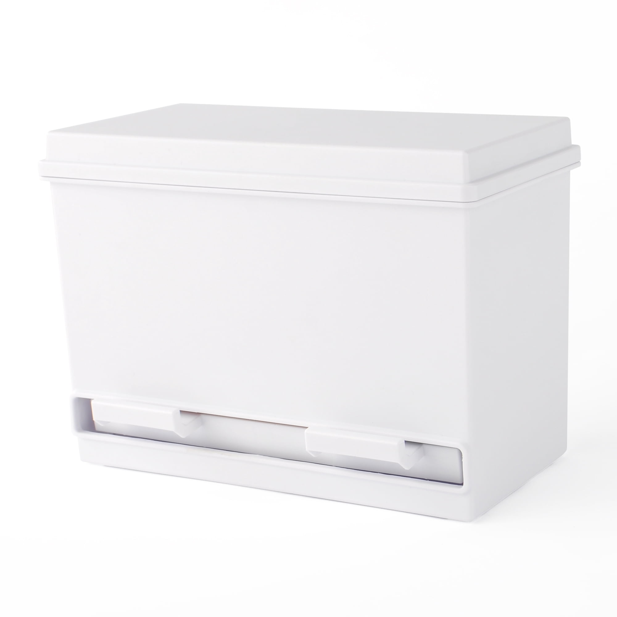 Pen+Gear White Plastic Pencil Dispenser Desk Organizer
