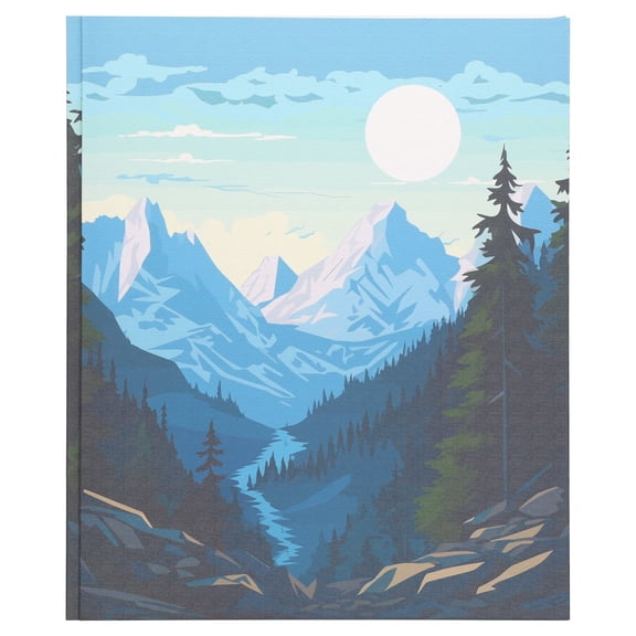 Pen+Gear 3-Prong 2-Pocket Paper Folder, Blue Mountains