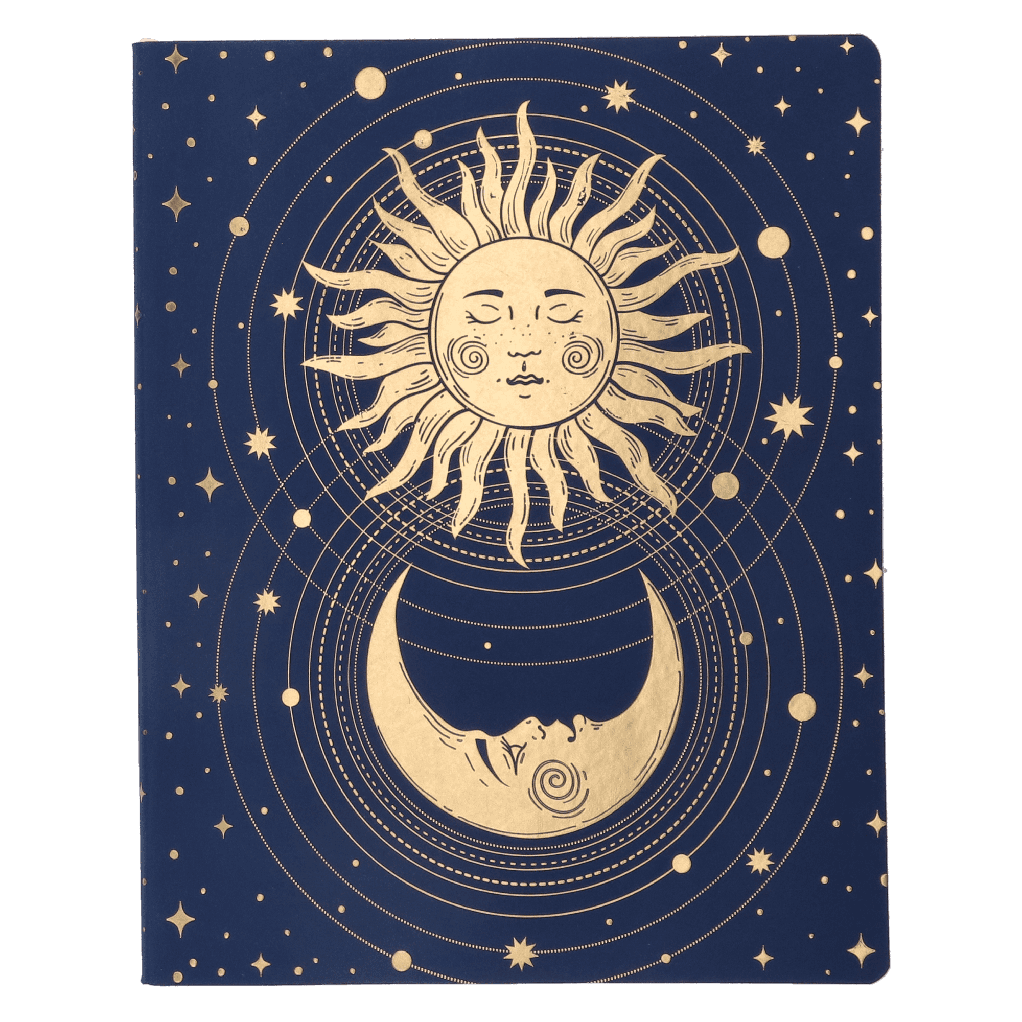 Pen+Gear Journal, 11" x 8.5", Sun and Moon Design, Ruled, 96 Sheets