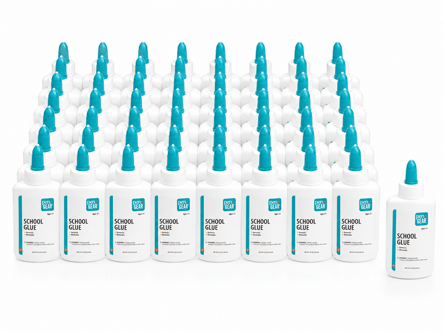 PG School Glue with Precision Control and Clear Drying - 50 Count