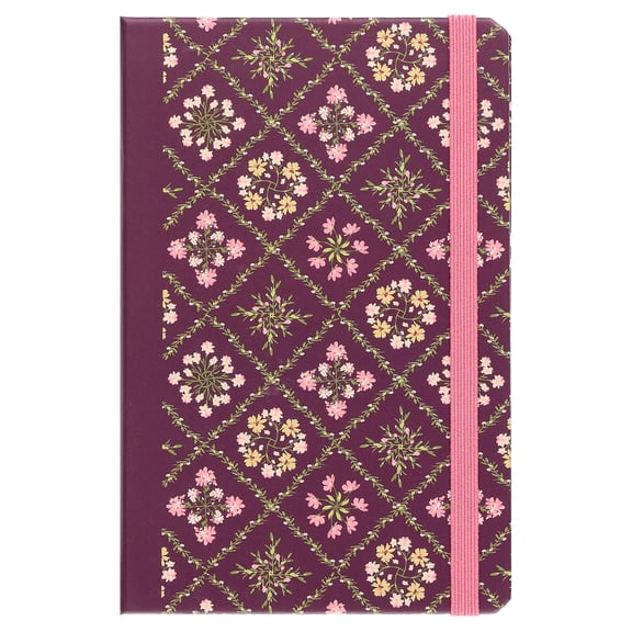Pen+Gear Mini Journal, Maroon, 3.62 x 5.62, Perforated, Ruled, 80 Sheets