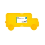 Pen+Gear Bus-Shaped Storage Container, Yellow, 15.5 x 8