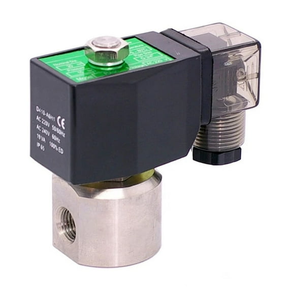 PG Series 2/2-Way Direct Acting/ Type High Pressure Solenoid Valve 304 Stainless Steel 100/200 Bar 1/8" 1/4" 12V 24V 220