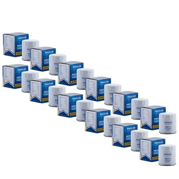 PG Standard Oil Filter PG111 | Fits 2020-1975 various models of Chevrolet, Buick, Pontiac, GMC, Oldsmobile, Suzuki, Saturn, Jeep, Daewoo, Isuzu, Fiat, Saab, American Motors, Pontiac (Pack of 12)