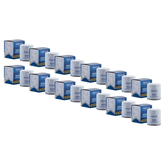 PG Standard Oil Filter PG241 | Fits 2023-1962 various models of Ford, Toyota, Mazda, Volkswagen, Jeep, Chrysler, Freightliner, Lexus, Lincoln, Saturn, Land Rover, Seat, Suzuki (Pack of 12)