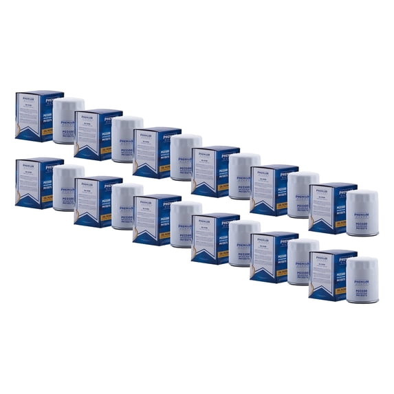 PG Standard Oil Filter PG2500 | Fits 2023-09 various models of Chevrolet, Ford, GMC, Buick, Cadillac, Subaru, Lincoln, Jeep, Dodge, Mercury, Ram, Mitsubishi, Coachmen, Forest River (Pack of 12)