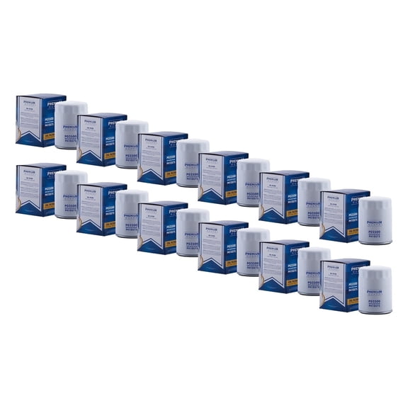 PG Standard Oil Filter PG2500 | Fits 2023-09 various models of Chevrolet, Ford, GMC, Buick, Cadillac, Subaru, Lincoln, Jeep, Dodge, Mercury, Ram, Mitsubishi, Coachmen, Forest River (Pack of 12)