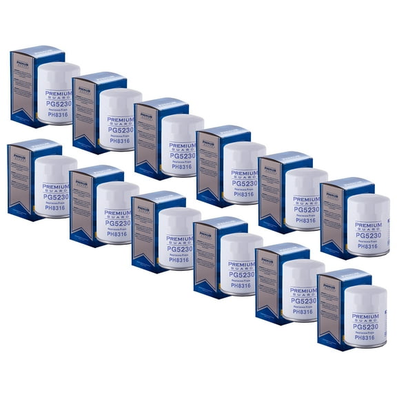 PG Standard Oil Filter PG5230 | Fits 2006-2005 Jeep Liberty (Pack of 12)