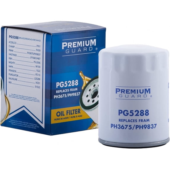 PG Engine Oil Filter PG5288 | Fits 2006-2011 Chevrolet Impala, 2002-2009 Trailblazer, 2002-2009 GMC Envoy, 2004-2006 Chevrolet Colorado