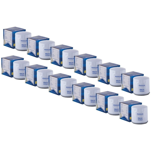 PG Standard Oil Filter PG6161 | Fits 2015-2011 Chevrolet Volt, 2016-14 Cadillac ELR (Pack of 12)
