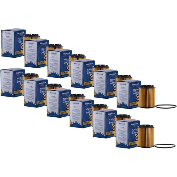 PG Standard Oil Filter PG6162 | Fits 2019-2012 Fiat 500, 2020-14 500L, 124 Spider, 2016-13 Dodge Dart, 2018-15 Jeep Renegade, 2018-12 Alfa Romeo Mito (Pack of 12)