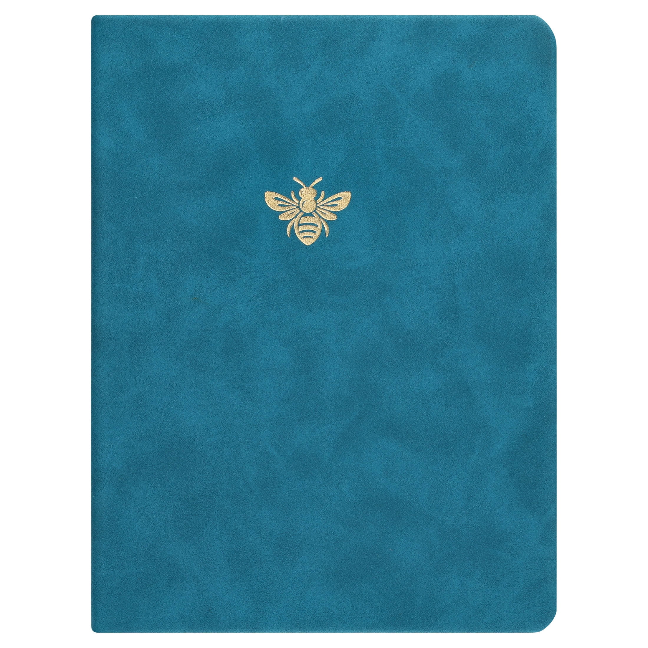 Pen+Gear Journal, 6 x 8, Ruled, 160 Pages, Teal Bee