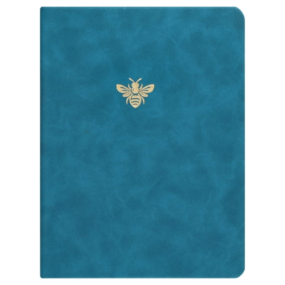 Pen+Gear Journal, 6 x 8, Ruled, 160 Pages, Teal Bee