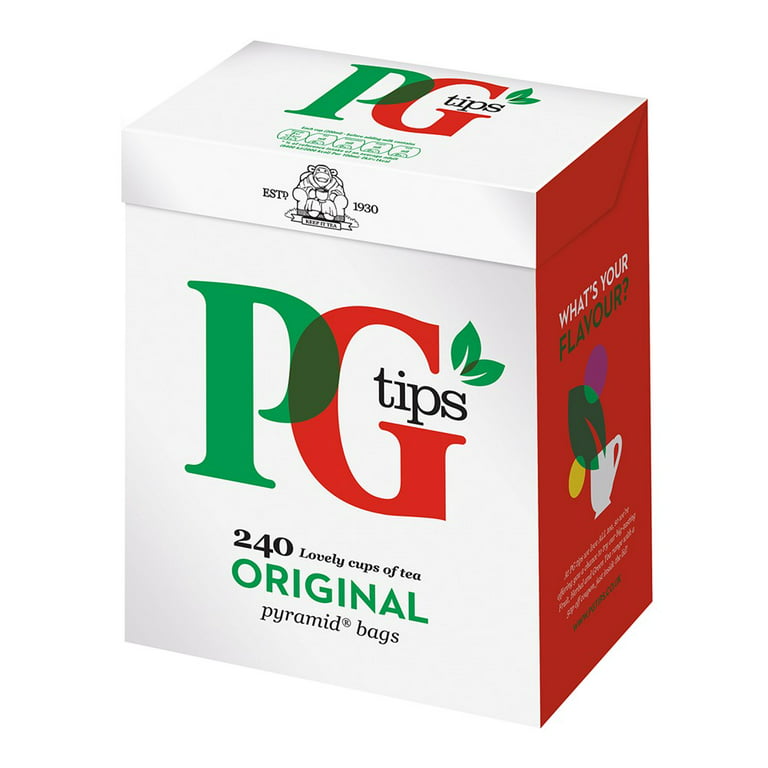 PG Tips Black Tea Pyramid Tea Bags - 240 Count