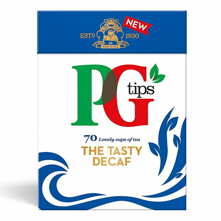 PG Tips Decaf 70 Ct Tea Bags - 4 Pack 