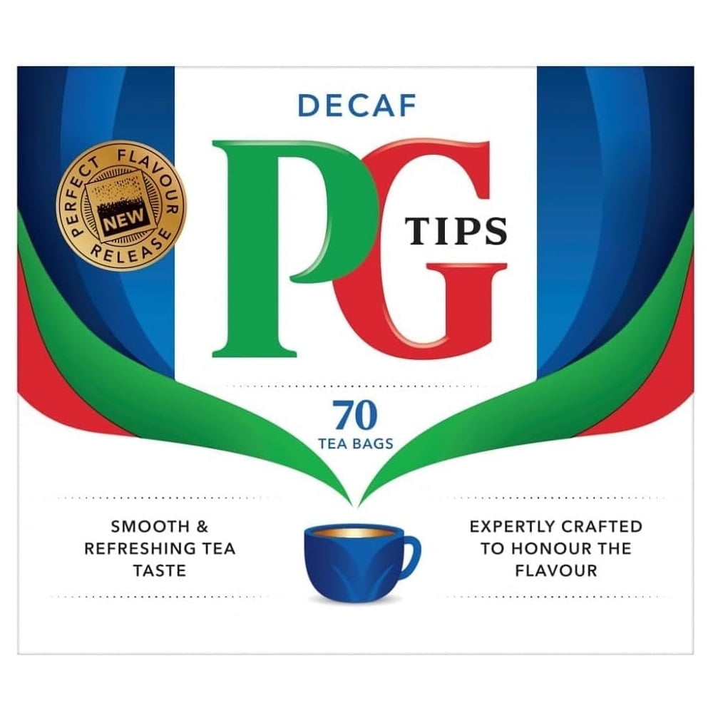 PG Tips Decaf 70 Ct Tea Bags - Pack of 3