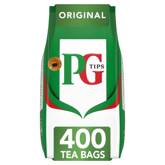 PG Tips Original Black Tea 400 Tea Bags 1.16kg, Imported from Britain