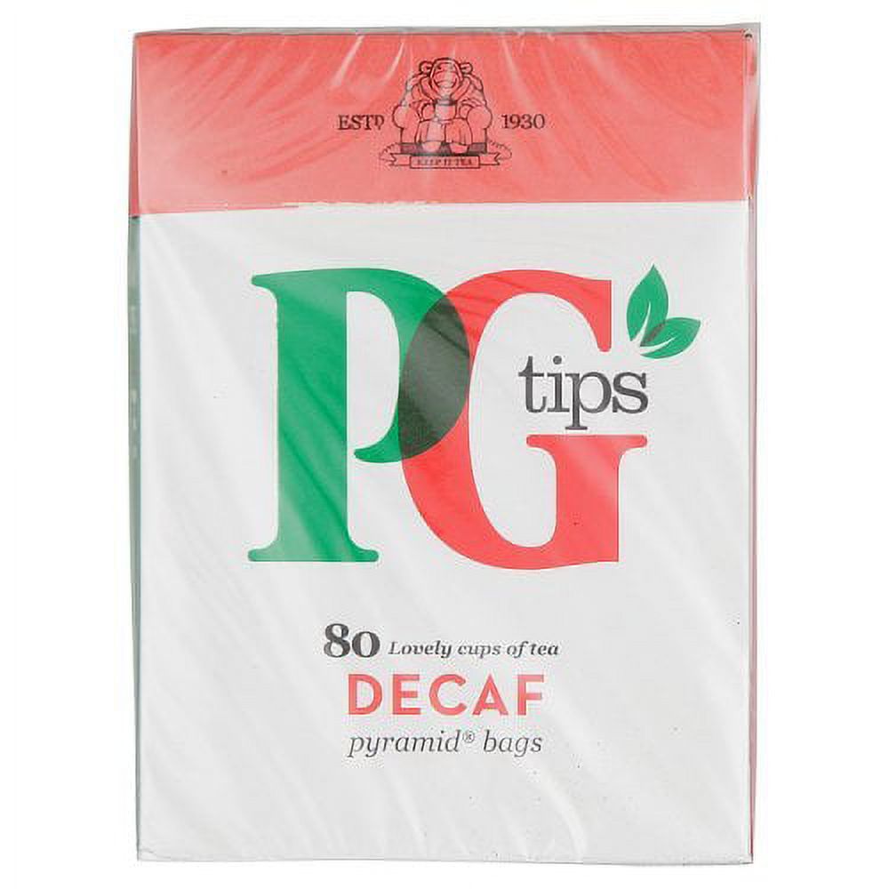 PG Tips Pyramid Tea Bag Decaf, 80 Count Tea Bag