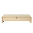 thumbnail image 1 of Pen+Gear Wooden Monitor Stand, Combines the Functions of Holding Computers and Storing Items, 1 of 6