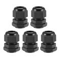 thumbnail image 2 of 4 Pcs M20 Cable Gland, 3-4mm 4 Wire Holes Waterproof Nylon Joint For Cable Fixing, Wiring, Repairing, Gland Replacement, Electrical Appliances, Black 2 of 13